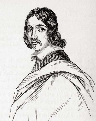 Francis Moore, médico e astrólogo britânico, da Velha Inglaterra: A Pictorial Museum, pub. 1847 de English School