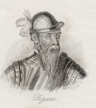 Francisco Pizarro Gonzalez, do &39;Crabb&39;s Historical Dictionary&39;, publicado em 1825 de English School
