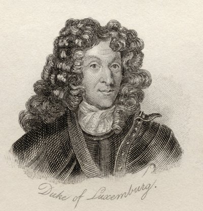 François Henri Montmorency-Bouteville, do &39;Crabb&39;s Historical Dictionary&39;, publicado em 1825 (lito) de English School