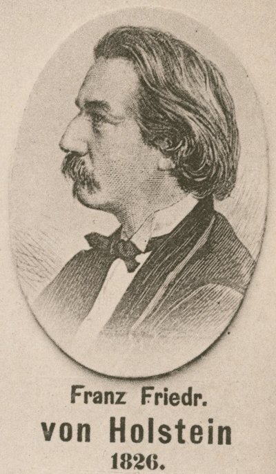 Franz Friedrich von Holstein (gravura) de English School
