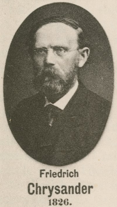 Friedrich Chrysander (gravura) de English School