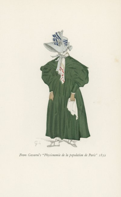 De Gavarnis Psysionomy da população de Paris 1832 de English School
