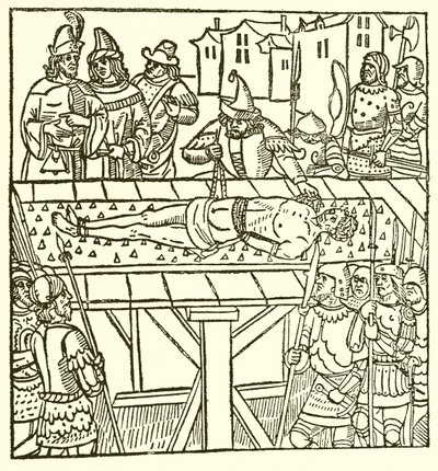 De Queda dos Príncipes de Lydgates, 1494 de English School