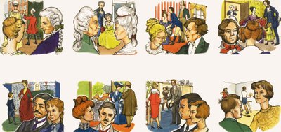 De então até agora: penteados de English School