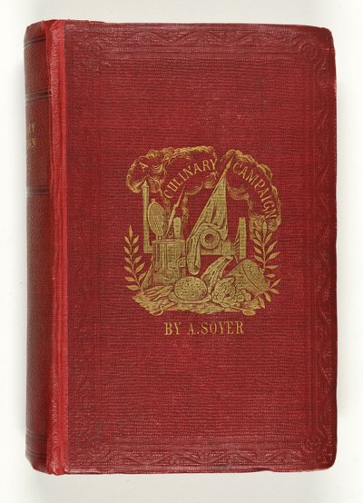 Capa da campanha culinária Soyers, publicada por G.Routeledge & Co., Londres, 1857 de English School