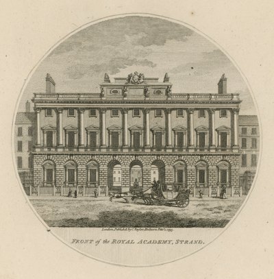 Frente da Royal Academy, Strand de English School