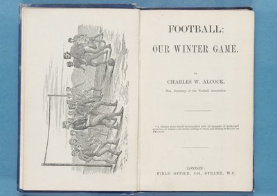 Frontispício do Futebol: Nosso Jogo de Inverno, de Charles W. Alcock, 1874 (ver também 315142 e 315144) de English School