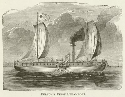 Primeiro barco a vapor de Fultons de English School