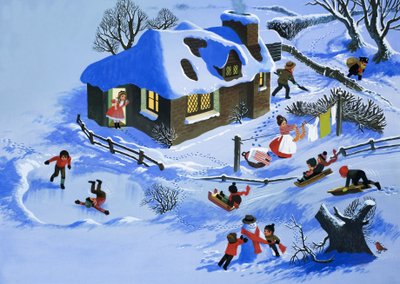 Diversão na neve de English School