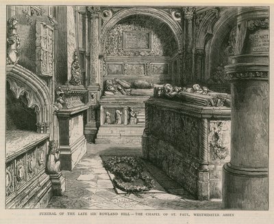 Funeral do falecido Sir Rowland Hill de English School