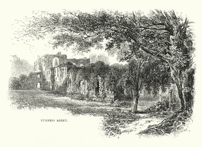 Abadia de Furness (gravura) de English School