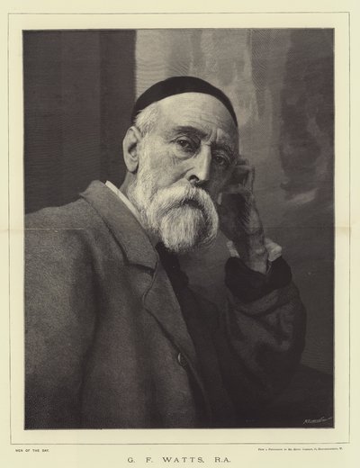 G F Watts, RA (gravura) de English School