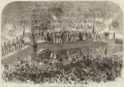 Garibaldi recebe endereços no Palácio de Cristal de English School