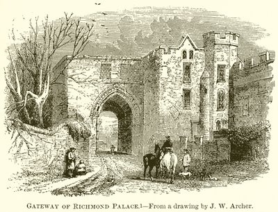 Entrada, de, richmond, palácio de English School