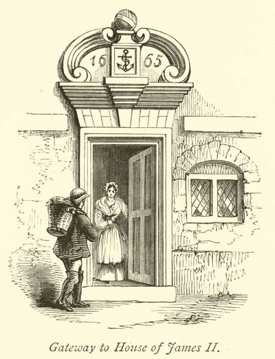 Porta de entrada para a Casa de James II de English School