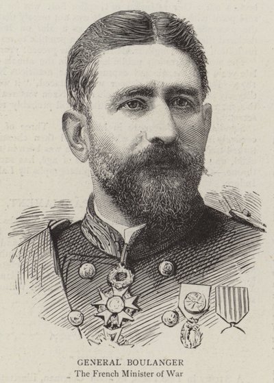 General Boulanger (gravura) de English School