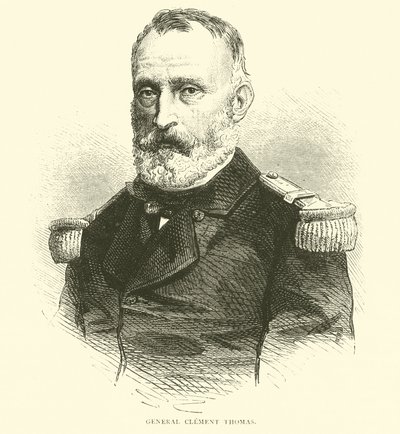 General Clement Thomas, março de 1871 de English School
