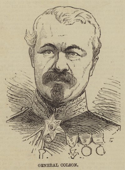 General Colson (gravura) de English School