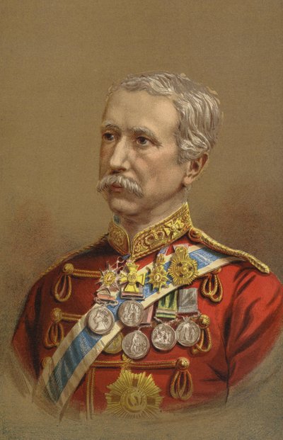 General Lord Wolseley, GCB (chromolitho) de English School
