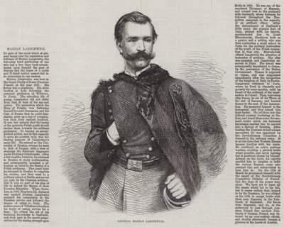 General Marian Langiewicz (gravura) de English School