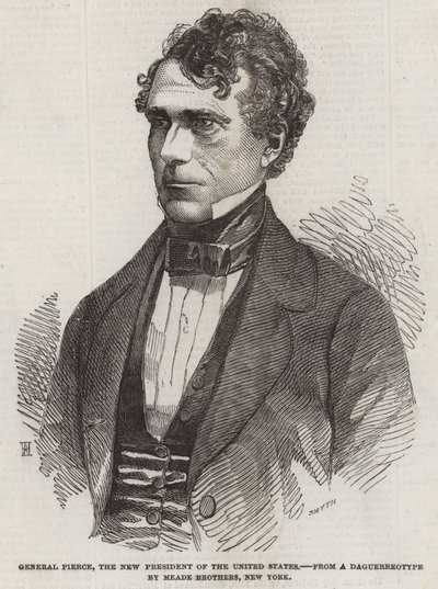 General Pierce, o Novo Presidente dos Estados Unidos (gravura) de English School