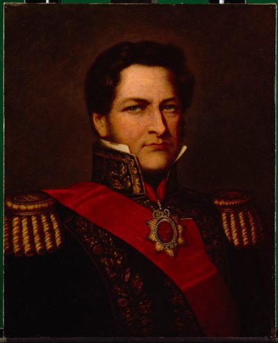 General Rosas (óleo sobre tela) de English School