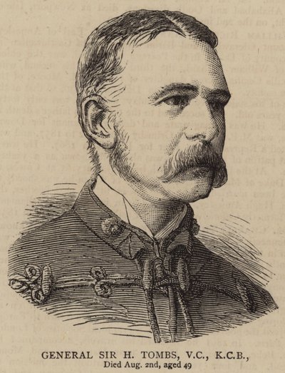 General Sir H Tombs, VC, KCB (gravura) de English School