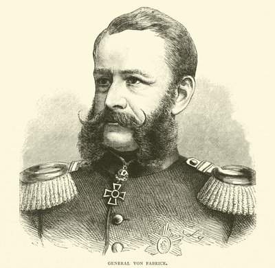General Von Fabrice, outubro de 1870 de English School