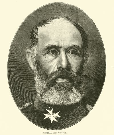 General Von Wittich, outubro de 1870 de English School