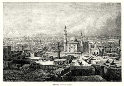 Vista geral do Cairo (gravura) de English School
