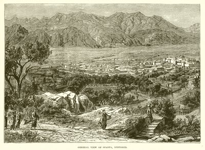 Vista geral de Esparta, restaurada de English School
