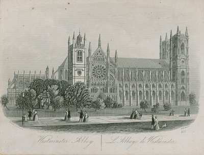 Visão geral, de, abadia westminster de English School