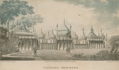 Vista geral do Royal Pavilion em Brighton de English School