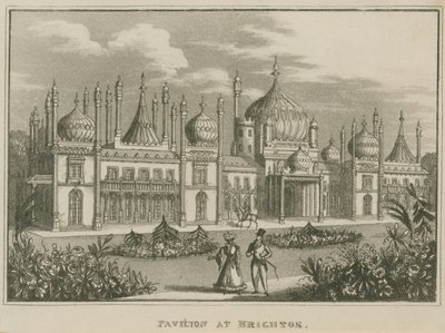Vista geral do Royal Pavilion em Brighton de English School