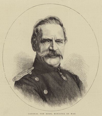General von Roon, Ministro da Guerra (gravura) de English School