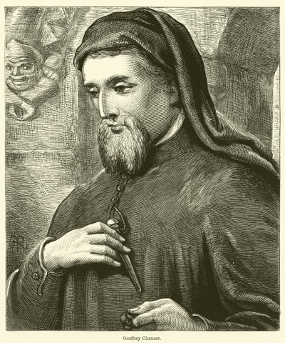 Geoffrey Chaucer (gravura) de English School