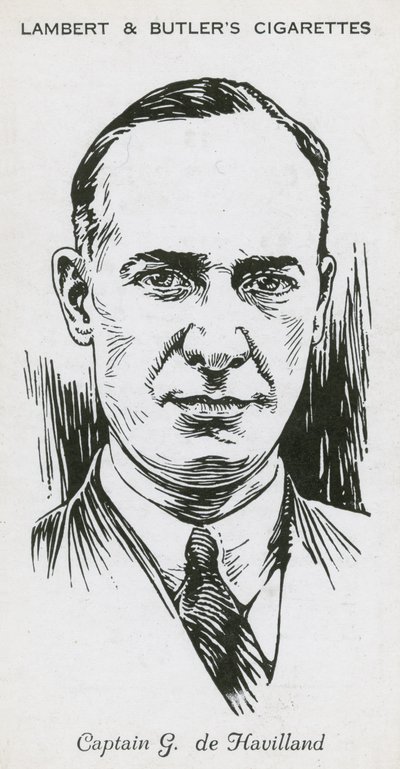 Geoffrey de Havilland, designer e fabricante inglês de aviadores e aeronaves de English School