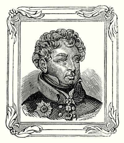 Jorge Augusto Frederico IV, filho de Jorge III, nasceu em 12 de agosto de 1762; foi proclamado em 31 de janeiro de 1820; e coroado em 19 de julho de 1821 (gravura) de English School