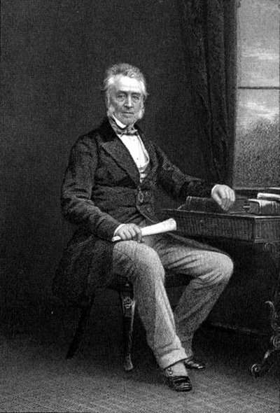 George Grote (1794-1871) (gravura) de English School