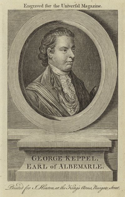George Keppel, conde de Albemarle de English School