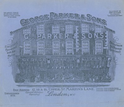 Loja da George Parker & Sons de English School