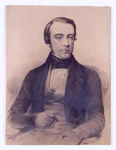 George Smith (carvão no papel) de English School