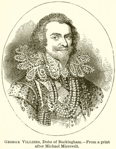 George Villiers, duque de Buckingham de English School