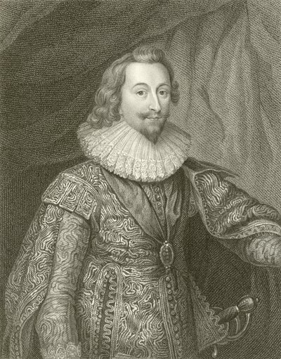 George Villiers, duque de Buckingham de English School