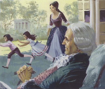 George Washington na velhice de English School