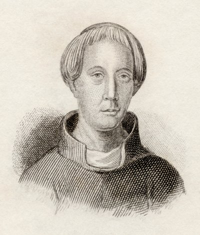 Gerald de Gales, de &39;Crabbes Historical Dictionary&39;, publicado em 1825 de English School