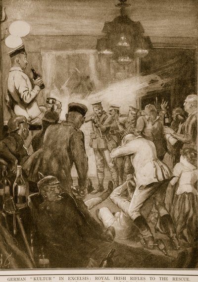 Kultur alemão em Excelsis: Royal Rifles irlandeses para o resgate, 1914-19 de English School