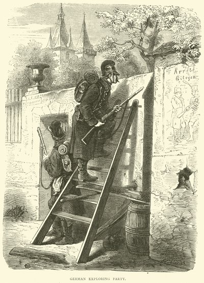Festa exploradora alemã, outubro de 1870 de English School