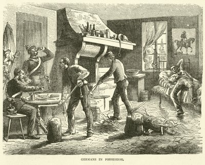 Alemães de posse, setembro de 1870 de English School
