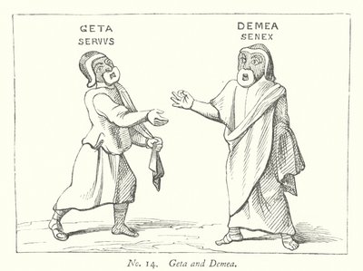 Geta e Demea (gravura) de English School